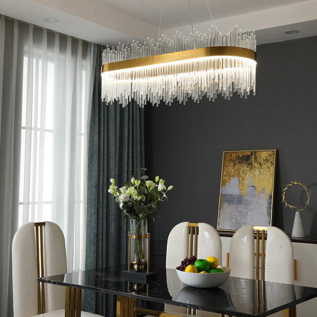 Led Chandelier Ceiling Light Modern Crystal Light Shades For Livingroom, Bedroom