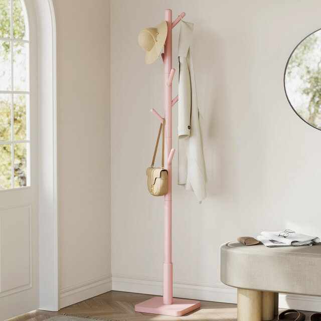 Rubber Freestanding 8 - Hook Coat Rack