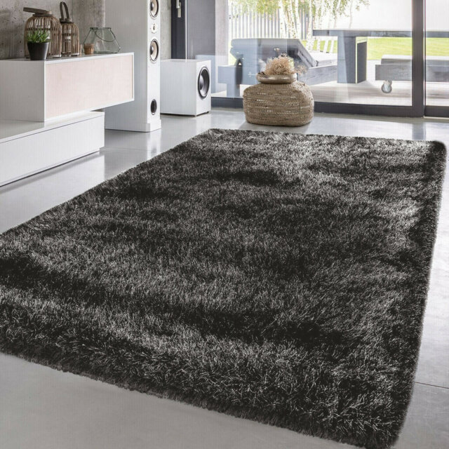 Non-Slip Sparkle Large Anti-Fade Floor Area Rugs Bedroom Dining Room Carpets Mat