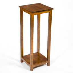 Asro Square Pedestal Rubberwood Plant Stand