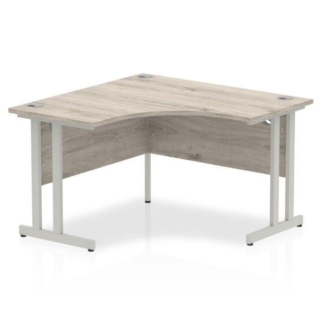 Zetta Corner Metal Base Executive Desk