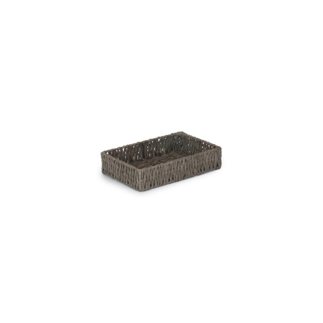 Lily Manor Wicker Storage Tray Basket