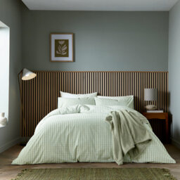 Tranquil Check Duvet Cover Set