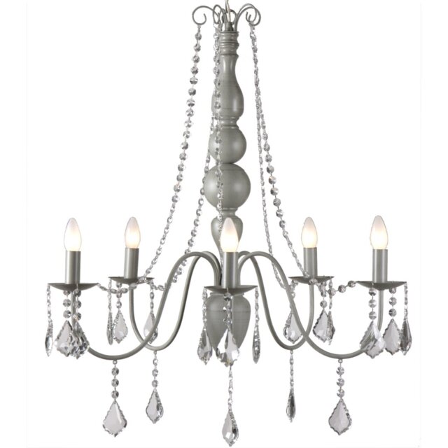 Cogburn 5 - Light Candle Style Chandelier