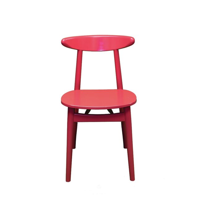 Acushnet 43cm H Solid Wood Ladder Back Stacking Side Chair