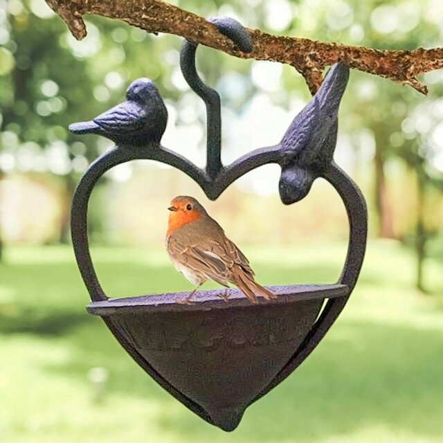 Capricorn Metal Hanging Decorative Bird Feeder