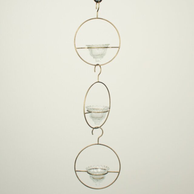3 Piece Metal Tabletop Tealight Holder Set