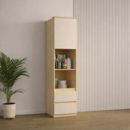 Biannca 215cm H x 45cm W Composite Bookcase