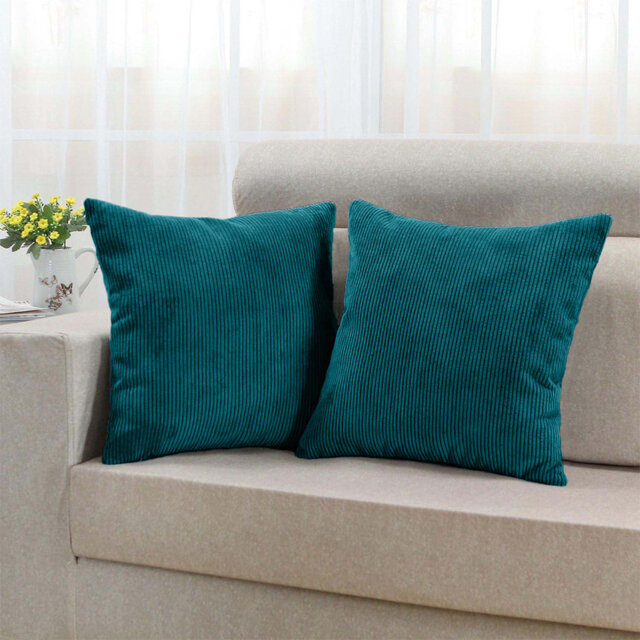 Square Pattern Cushion Cover-(Pack of 2)