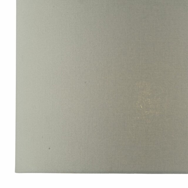 26cm H Silk Drum Lamp Shade in Grey