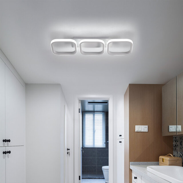 Abai 3-Light 53cm Semi Flush Mount