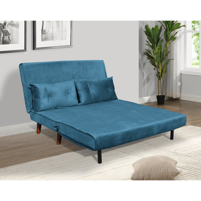 Cramerton 2 Seater Velvet Sofa Bed