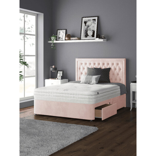 Gallego Upholstered UK Super King - DE 180 X 200 Cm Divan Bed