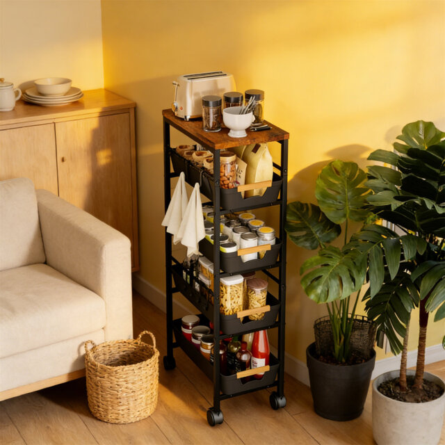 Metal Bar Cart
