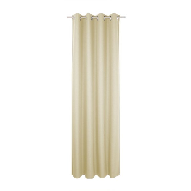 Kyrstan Synthetic Eyelet Single Curtain Panel, blackout