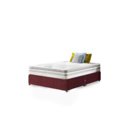 Asia Upholstered Divan Bed with Mattress