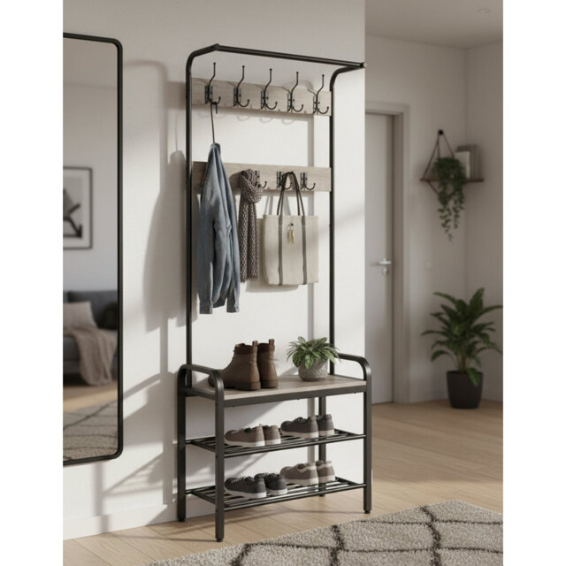 Hall Tree 71cm Wide