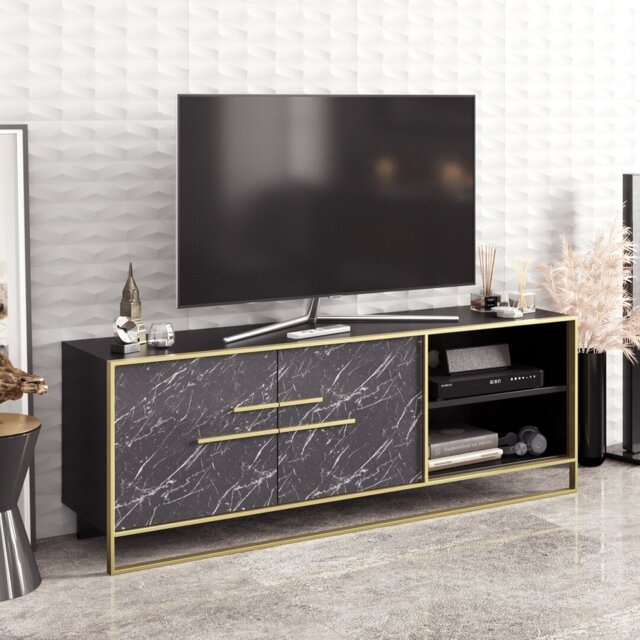 "Polka Modern TV Stand TV Unit for TVs up to 70"""
