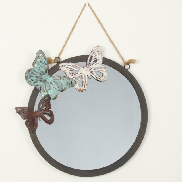 Helga Metal Flat Wall Mirror