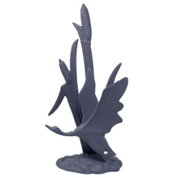 BIRD IN REEDS Iron Ornament 47cm