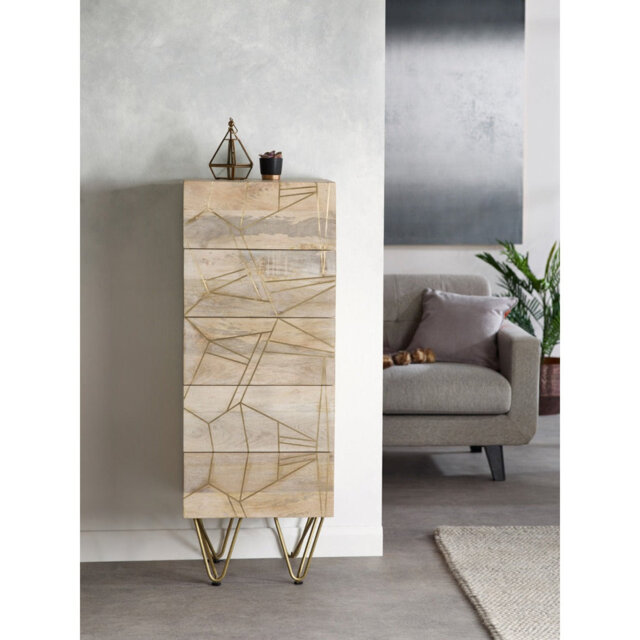 Ryo 45cm W 5 - Drawer Chest of Drawers