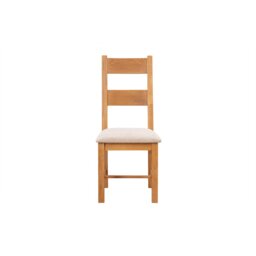 Fordingbridge 50cm H Linen Upholstered Ladder Back Dining Chair