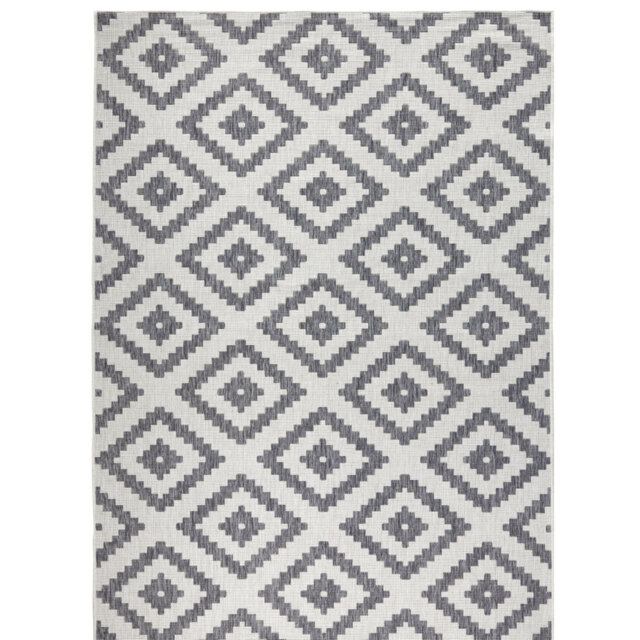 Malta Machine Woven Cream/Grey Indoor / Outdoor Rug