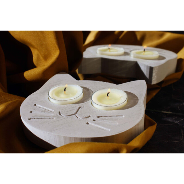 Concrete / Cement Tabletop Tealight Holder