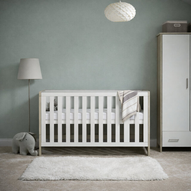 Nika 2 Piece Room Set & Underdrawer - Grey Wash and White