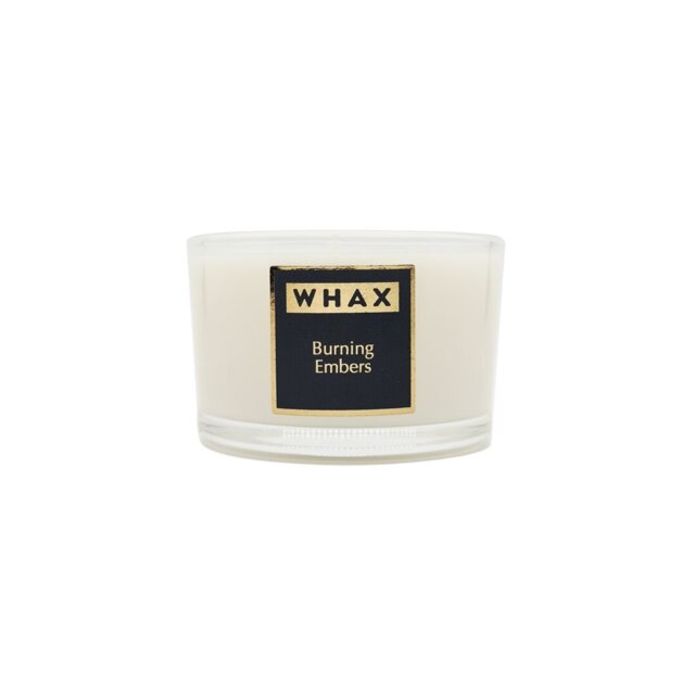 Burning Embers Scented Jar Candle with Glass Holder