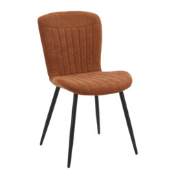 Fabric Upholstered Metal Side Chair