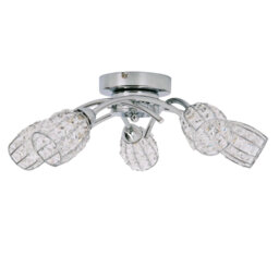 Browne Crystal Semi Flush Mount