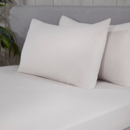 Brushed Cotton Pillowcase - Blue
