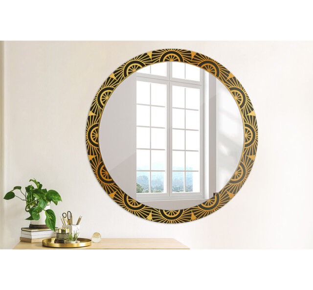 Huldar Glass Flat Wall Mirror