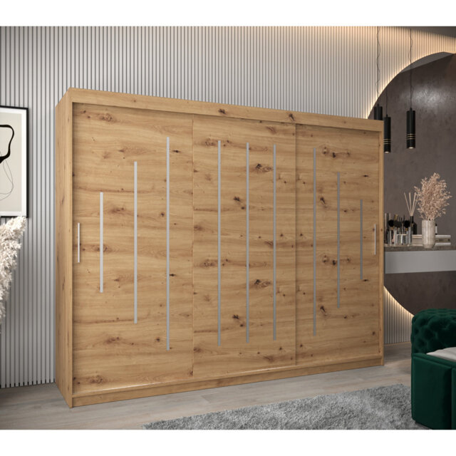 Assemgul 3 Door Manufactured Wood Wardrobe