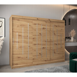 Assemgul 3 Door Manufactured Wood Wardrobe