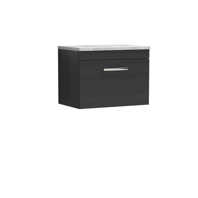 60.5Cm Wall Mounted Single Bathroom Vanity Base Only