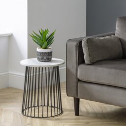 Labuguen Pedestal End Table