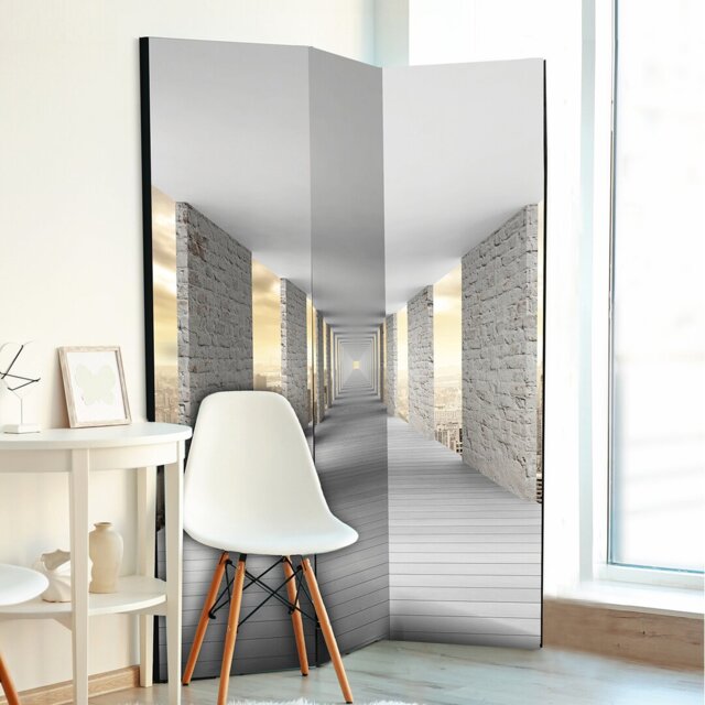 Solid Wood Folding Room Divider