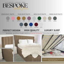 Ivy Panel Ottoman Storage Bed - Contemporary Velvet Upholstered Gas Lift Bed Frame with Headboard