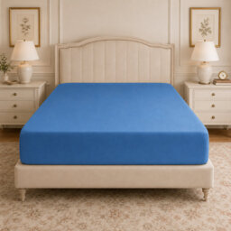 200 TC 50/50 Percale Polycotton Percale Fitted Sheet