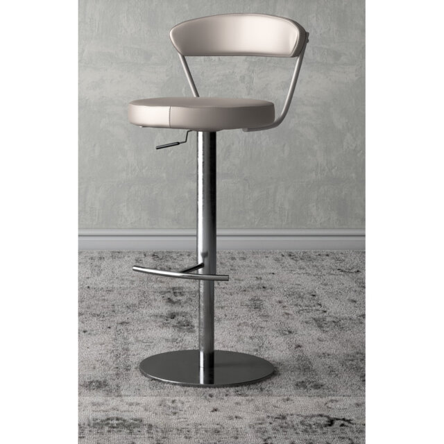 Naumann Height Adjustable Swivel Bar Stool