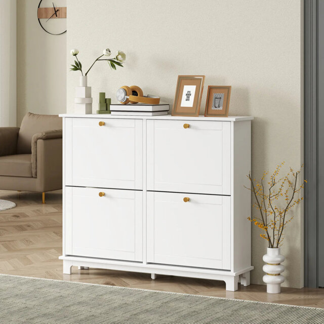 12 Pair Shoe Storage Cabinet