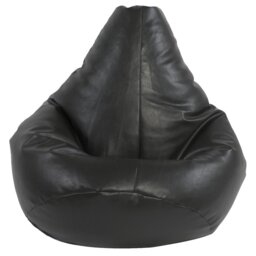 Bean Faux Leather Refillable Bean Bag Chair & Lounger