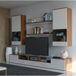 "Roberson Unfinished Entertainment Centre for TVs up to 88"""