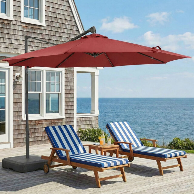3M Market Parasol Canopy Replacement for 8 Ribs Patio Umbrella