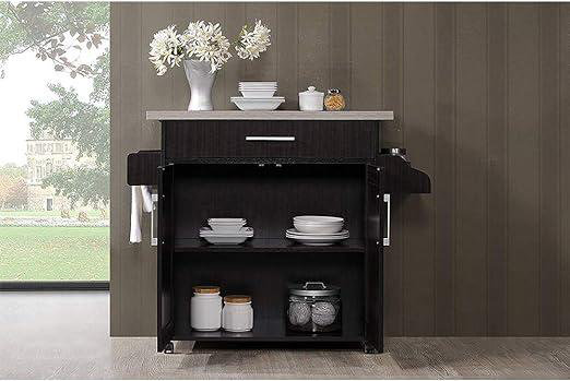Albizu Wood Kitchen Island