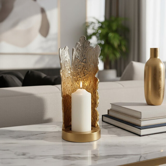 Fong Aluminum Tabletop Tealight Holder