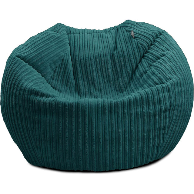 rucomfy Beanbags Jumbo Cord Kids Mini-Slouch Bean Bag Chair - Childrens Bedroom Playroom Furniture and Fun Decor. Arrives with Filling and Machine Was