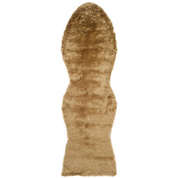 Cerro Alto Handmade Shag Camel Rug